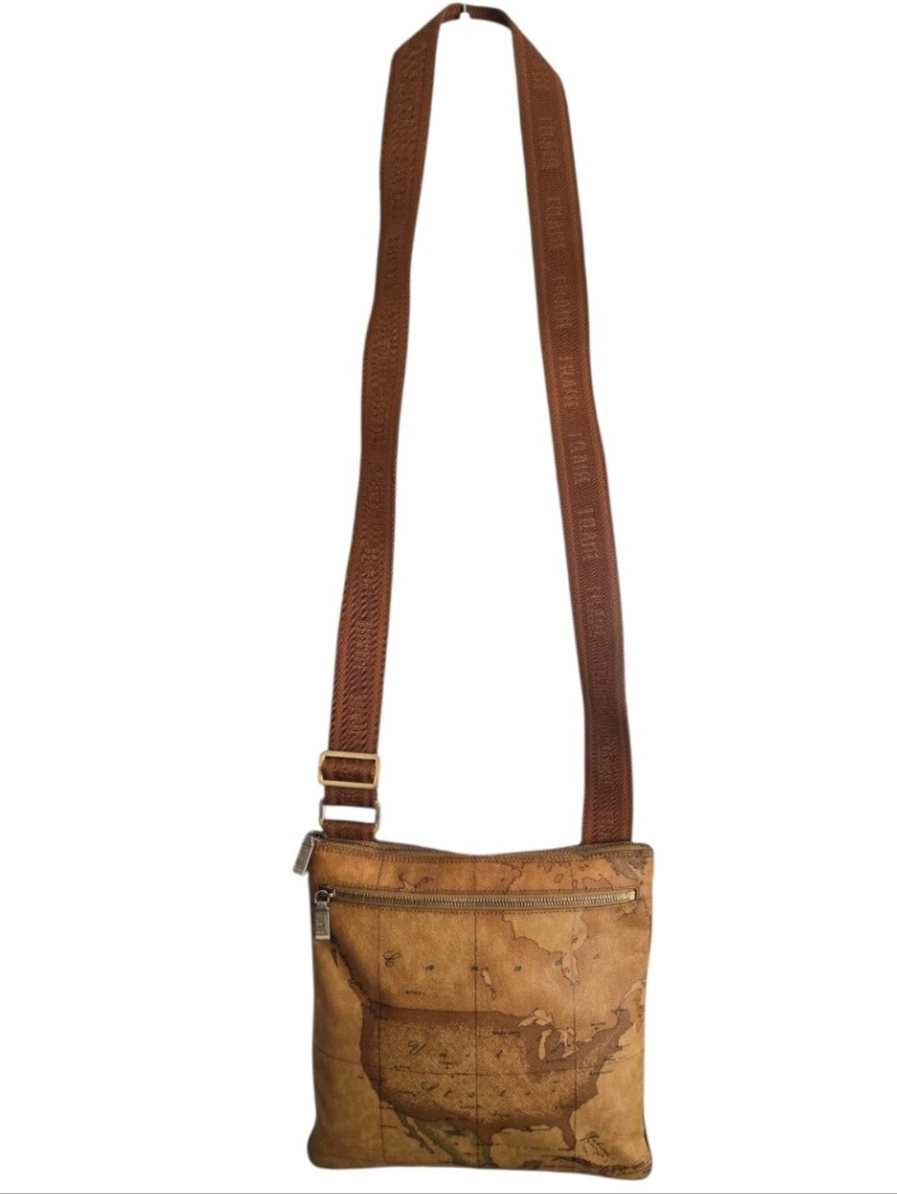 Alviero Martini 1A Geo Classic Crossbody Maxe In Italy In EUC